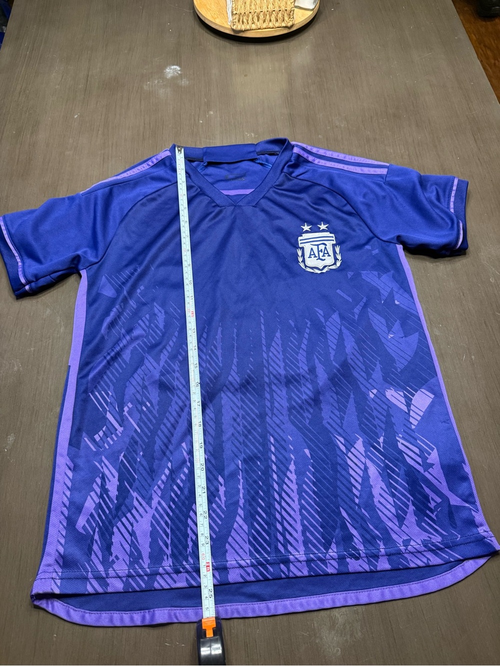 FA Purple Soccer Jersey with Light Purple Accents